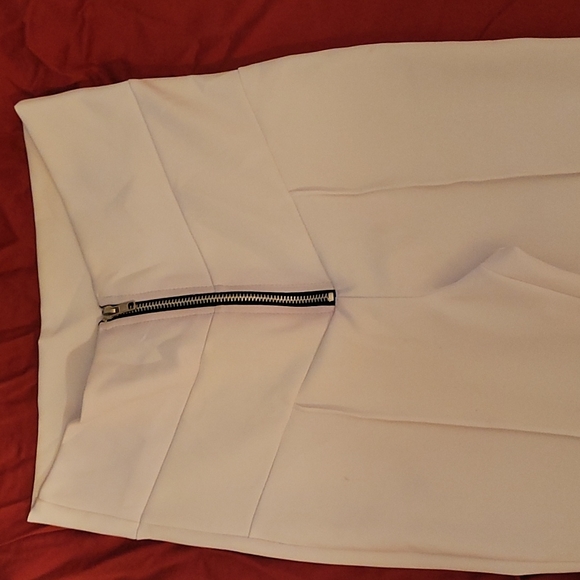 High Waist White Pants - Picture 2 of 3